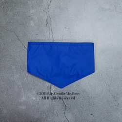 クールスヌード バンダナ風 ブルー  《保冷剤を入れるタイプ》 2枚目の画像