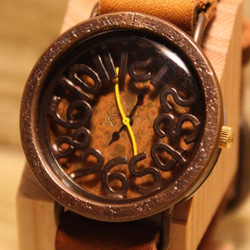 ◆真鍮製　クォーツ式手作り腕時計◆ LBQ-3029 5枚目の画像