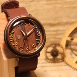 ◆真鍮製　クォーツ式手作り腕時計◆ LBQ-3030 4枚目の画像