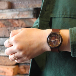 ◆真鍮製　クォーツ式手作り腕時計◆ LBQ-3030 11枚目の画像