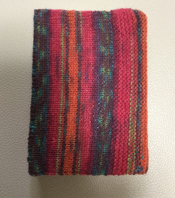 手編みのブックセーター(bs001) 1枚目の画像