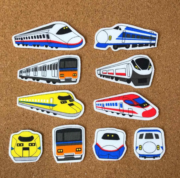 オーダー受付中 電車柄 新幹線柄 修正可能な