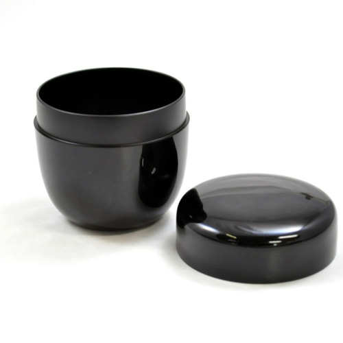 山中塗 2.4大棗 黒 切合口 その他キッチン小物 嘉匠菴 (有)大尾