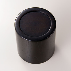 木目の美しい欅の漆塗マグカップです。 Keyaki Mug　Cup　ブラック　SX-0595 3枚目の画像