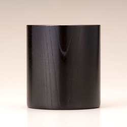 木目の美しい欅の漆塗マグカップです。 Keyaki Mug　Cup　ブラック　SX-0595 4枚目の画像