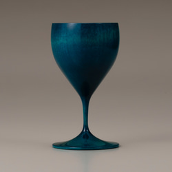 木製ワイングラス Chardonnay　Colorful　ブルー　ＳＸ-603 2枚目の画像