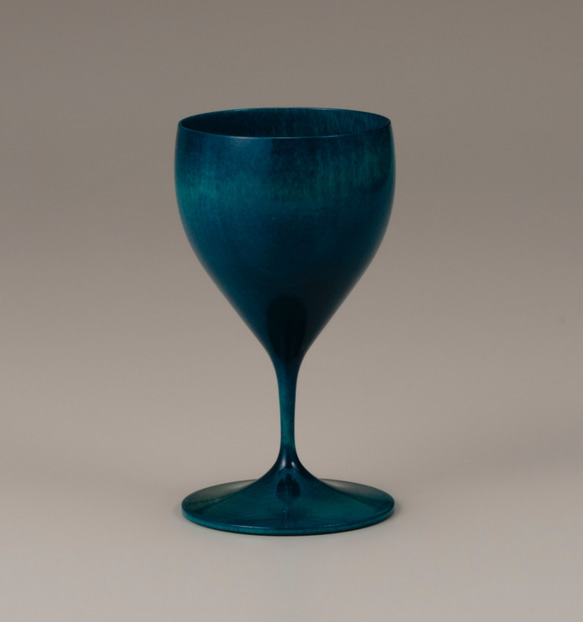 木製ワイングラス Chardonnay　Colorful　ブルー　ＳＸ-603 3枚目の画像