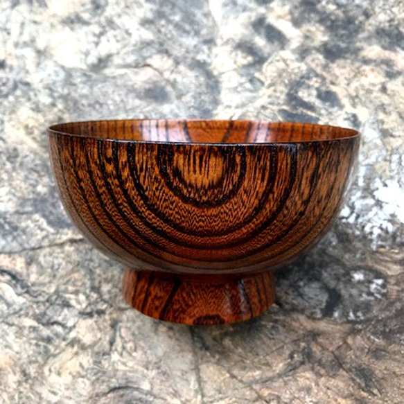 欅　高丸汁椀　拭漆 1枚目の画像
