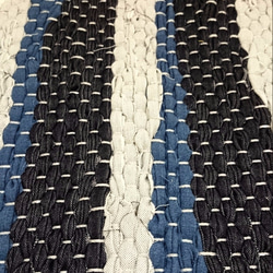 手織りのラグマット 3枚目の画像