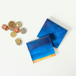 Deep Blue Sky CoinCase｜made to order 第3張的照片