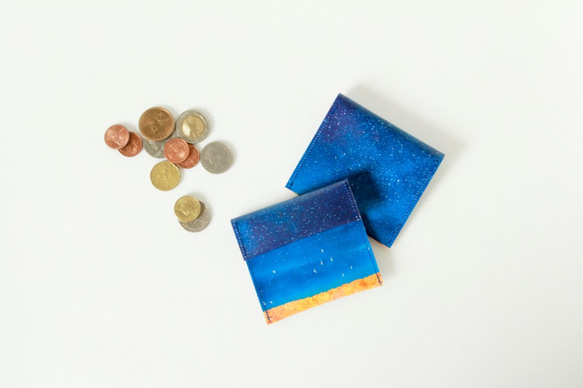 Deep Blue Sky CoinCase｜made to order 第3張的照片