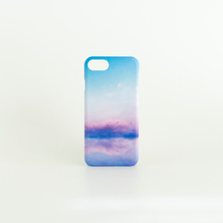 青い空と湖の、スマホケース｜iPhone・Android 1枚目の画像