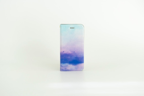藍天和湖泊的筆記本型智能手機外殼| iPhone Android 第1張的照片