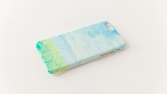 [受注制作]iPhone/Galaxy/Xperia Case「水色の、空」 2枚目の画像