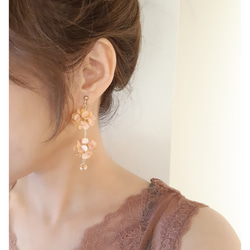 ポップコーンサクラソルトフレーバー️Earrings/ Ear Pins / Ear Clips / Resin（One Pa 2枚目の画像