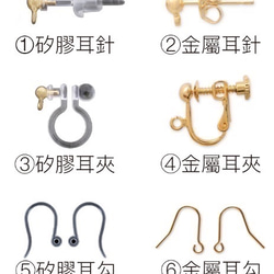 ポップコーンサクラソルトフレーバー️Earrings/ Ear Pins / Ear Clips / Resin（One Pa 3枚目の画像