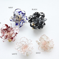 夢網花耳環（藍）Blue 第3張的照片