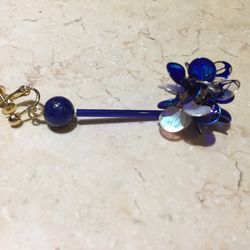 秋冬星空閃亮淚光（星空藍Navy）一對 第1張的照片