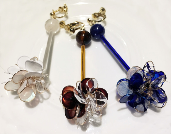 秋冬星空閃亮淚光（星空藍Navy）一對 第3張的照片