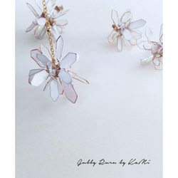 Funk Crystal 放克水晶垂墜金鍊耳環/耳針/樹脂(一對)可單賣 第1張的照片