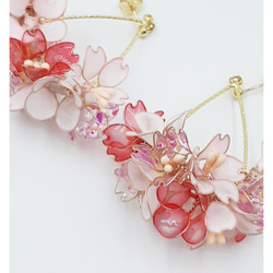 懸垂憐愛彩花（櫻花色）一對 第1張的照片