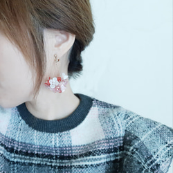 懸垂憐愛彩花（櫻花色）一對 第4張的照片