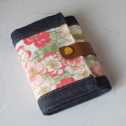 sold ont)デニムリメイク＊フリル＊長財布＊ジーンズリメイク 長財布