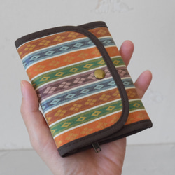 デニムリメイク フリル ウォレット デニムリメイク【コンパクト財布】フリル付き短財布