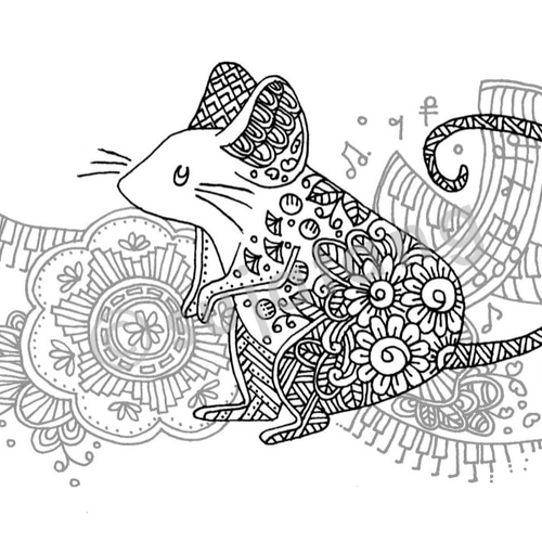 ポストカード - ゾディアック（ラット牛タイガーウサギヘビ馬羊