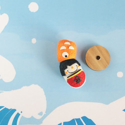 金太郎と鯉のぼりの五月人形 3枚目の画像