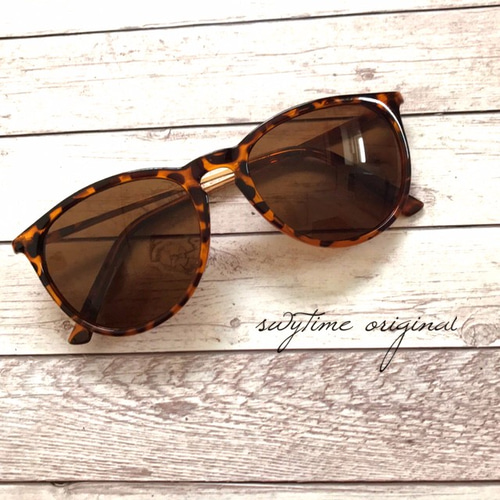 ヒョウ柄が可愛いサングラス シンプル uvカット メンズ レディース  