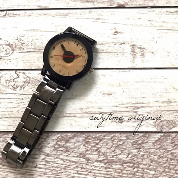 夏のシンプルウォッチ ホワイト メンズサイズ　 腕時計 シンプル ギフト 人気 プレゼント 時計 3枚目の画像