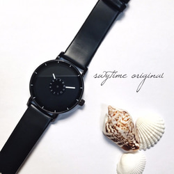 【ペア価格】夏のシンプルペアウォッチ ブラック×ホワイト　 腕時計 メンズ レディース シンプル ギフト 人気 3枚目の画像
