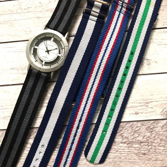 NATOタイプベルト フリーサイズ 腕時計 レディース シンプル ギフト 人気 プレゼント 時計 おしゃれ 安い かわい 2枚目の画像