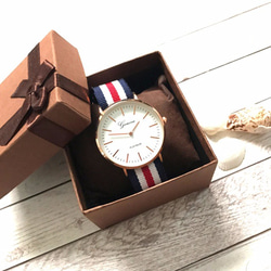 NATOタイプベルト フリーサイズ 腕時計 レディース シンプル ギフト 人気 プレゼント 時計 おしゃれ 安い かわい 4枚目の画像