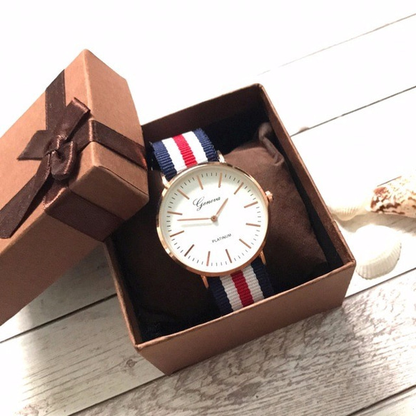 NATOタイプベルト フリーサイズ 腕時計 レディース シンプル ギフト 人気 プレゼント 時計 おしゃれ 安い かわい 5枚目の画像