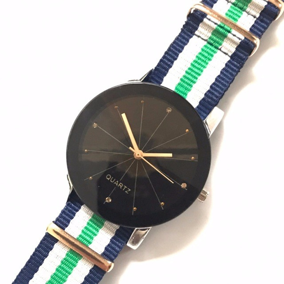 NATOタイプベルト フリーサイズ 腕時計 レディース シンプル ギフト 人気 プレゼント 時計 おしゃれ 安い かわい 3枚目の画像
