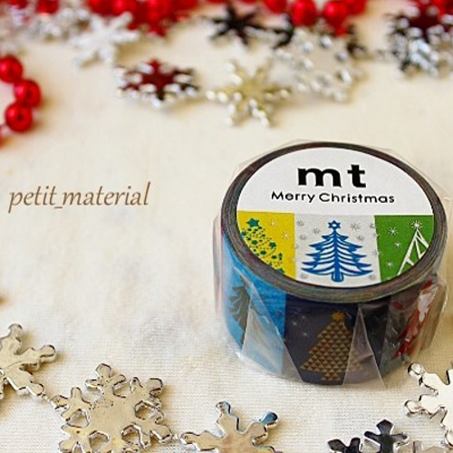 ペーパーツリー * mtクリスマス2016 * マスキングテープ マスキング