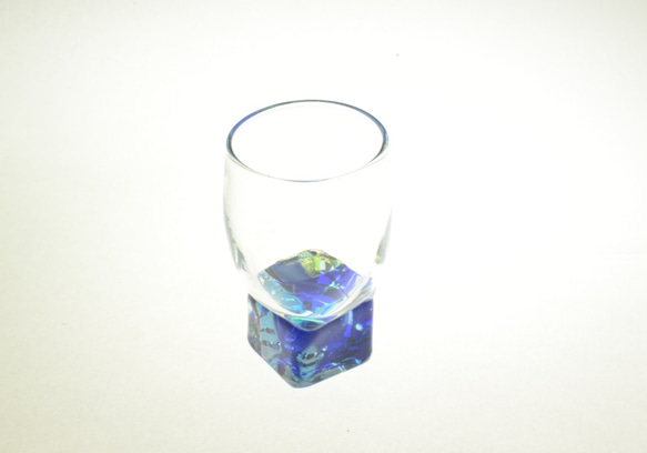 酒杯「流彩グラス」（青-1) 2枚目の画像