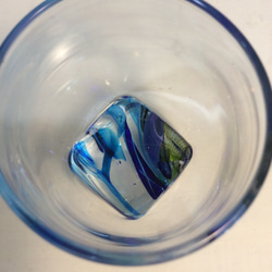 酒杯「流彩グラス」（青-1) 5枚目の画像