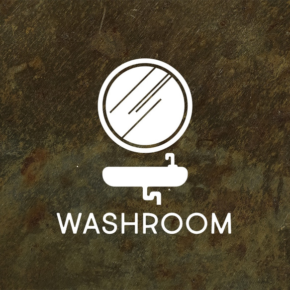 ハウスピクトシート＜WASHROOM＞ 1枚目の画像