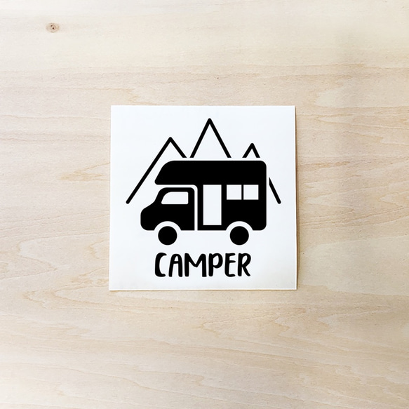 カーステッカー＜CAMPER＞ 3枚目の画像