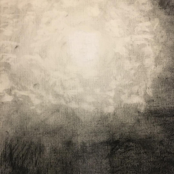 木炭アート The moon light 月明かり 2枚目の画像