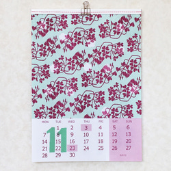 12か月の草花模様カレンダー２０２２ 8枚目の画像