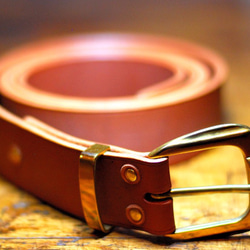 Tough bridle leather belt　［極厚ブライドルレザーべルト］　限定１個 1枚目の画像