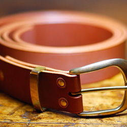 Tough bridle leather belt　［極厚ブライドルレザーべルト］　限定１個 1枚目の画像