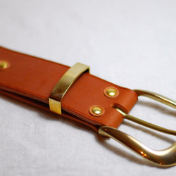 Tough bridle leather belt　［極厚ブライドルレザーべルト］　限定１個 3枚目の画像