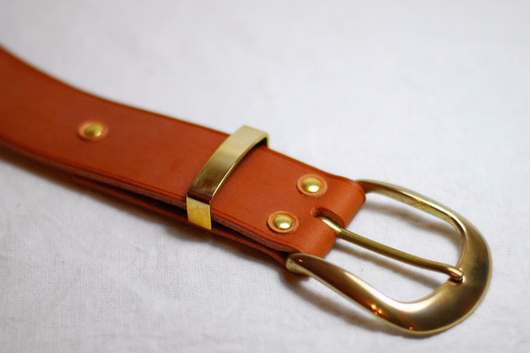 Tough bridle leather belt　［極厚ブライドルレザーべルト］　限定１個 3枚目の画像