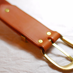 Tough bridle leather belt　［極厚ブライドルレザーべルト］　限定１個 4枚目の画像