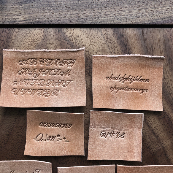 オプション】筆記体刻印 ネーム イニシャル その他ミニ財布